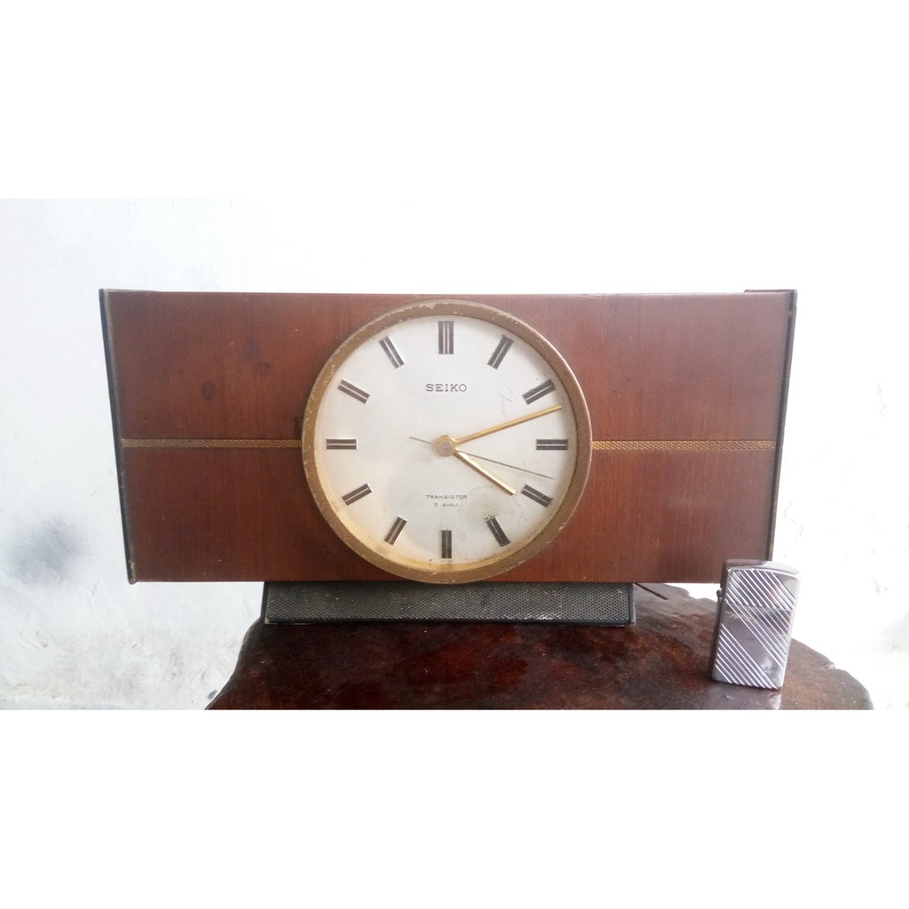 jam Seiko Transistor duduk meja vintage antik