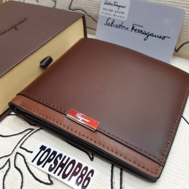 Dompet pria model tidur import kulit asli 8F 2619 