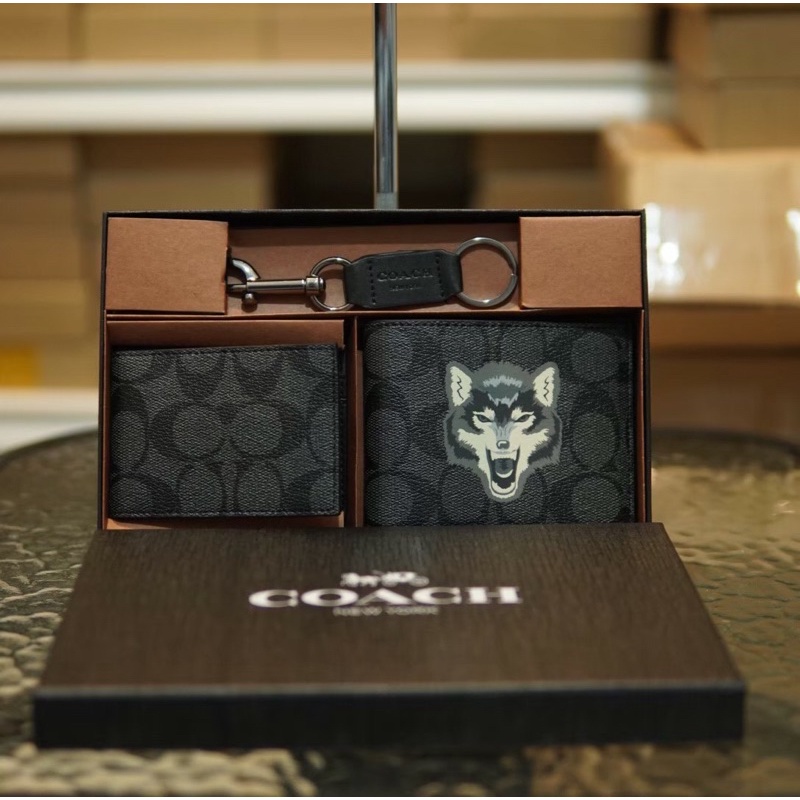COACH WALLET WOLF FULLSET