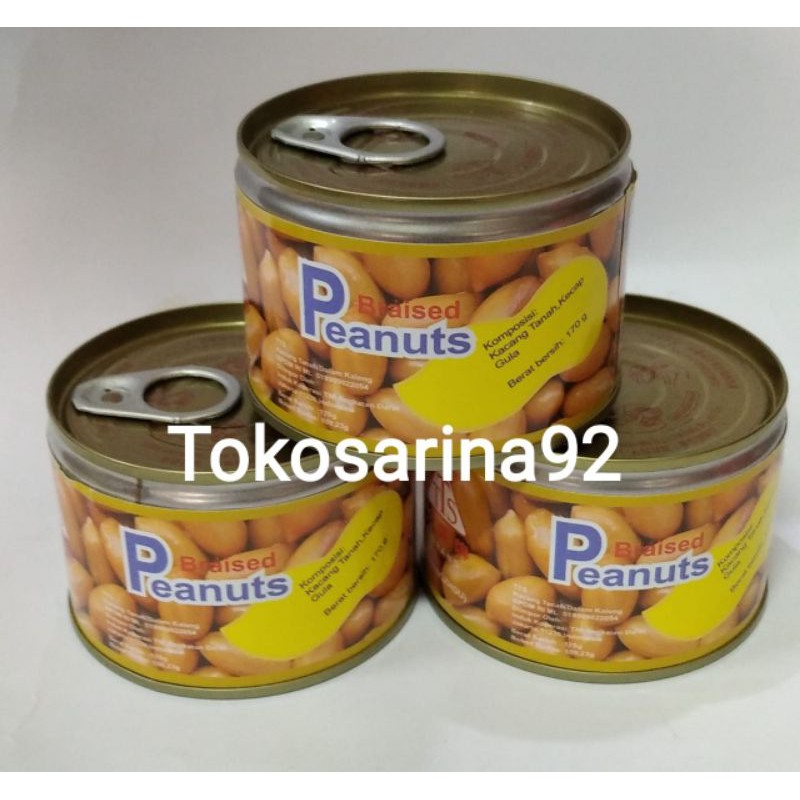 

Kacang tanah kaleng braised peanut