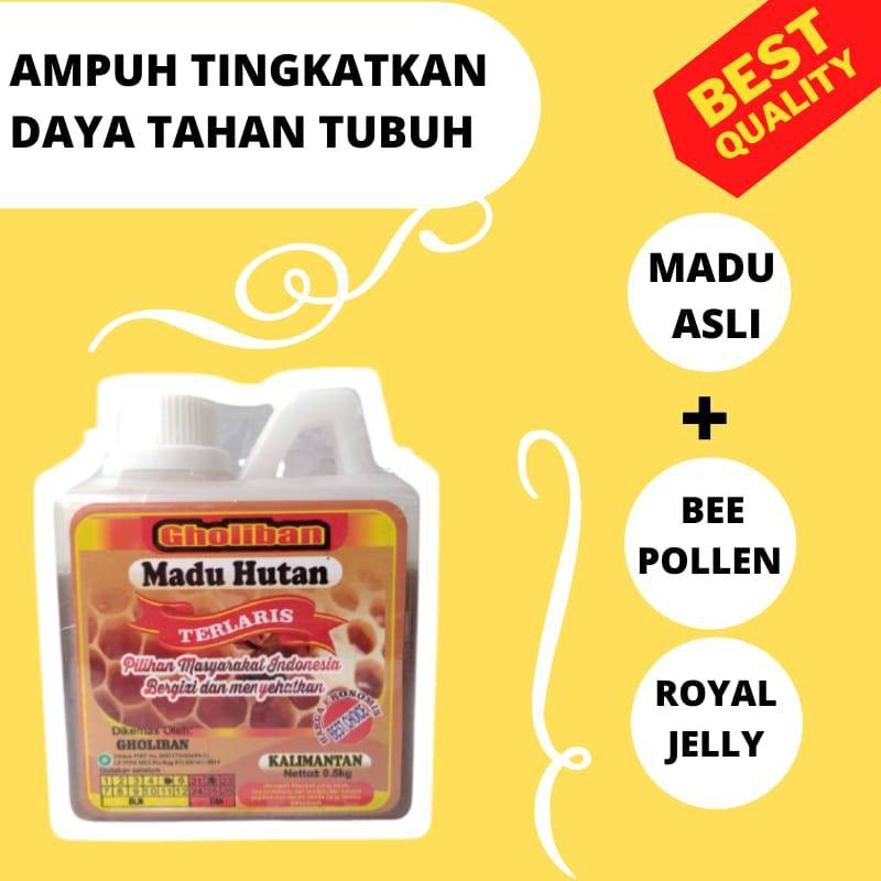 

Zahira - Madu Gholiban 500 gram coklat pekat