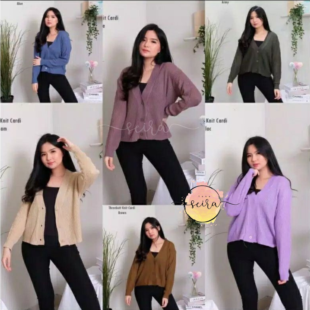 [BISA COD] Willy Cardy Crop / Cardigan Crop Willy / Outer Cardy Rajut / Crop Cardy / Cardigan Crop / Strady Willy Cardy / Cardigan Willy / Cardigan Rajut Salut Kancing Batok