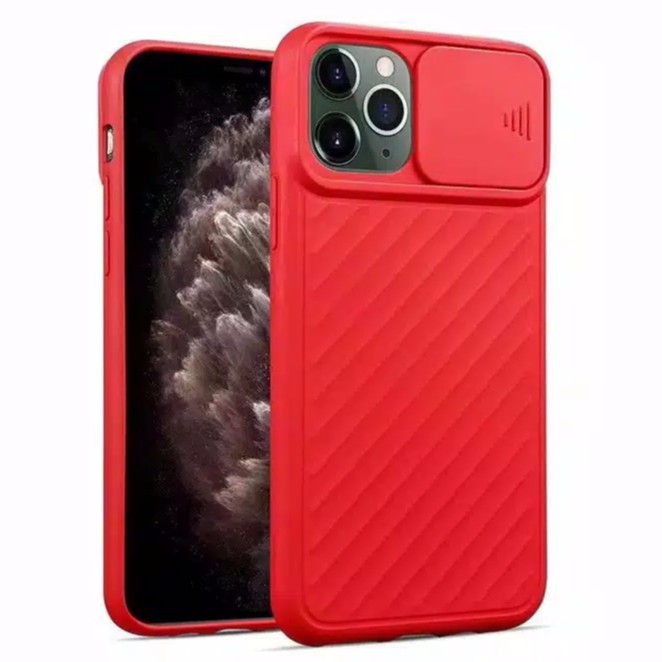 [CASING IMPOR] iPhone X / XS / XR / XS Max Tutup Pelindung Kamera Geser Soft Case by WEIKA COD