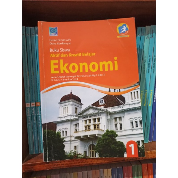 BUKU BEKAS EKONOMI KELAS 1 10 X SMA GRAFINDO KURIKULUM 2013