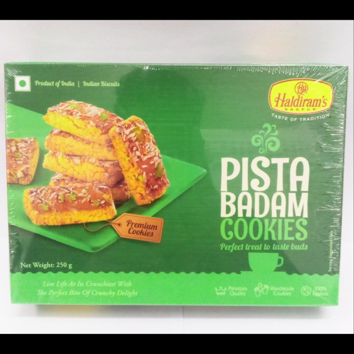 

HALDIRAMS PISTA BADAM COOKIES 250 GM