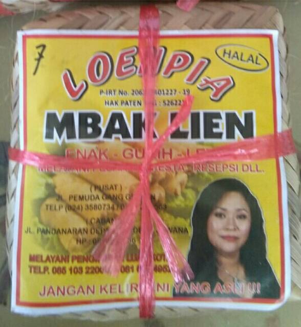 LUMPIA MBAK LIEN ISI 7 PCS, OLEH OLEH SEMARANG