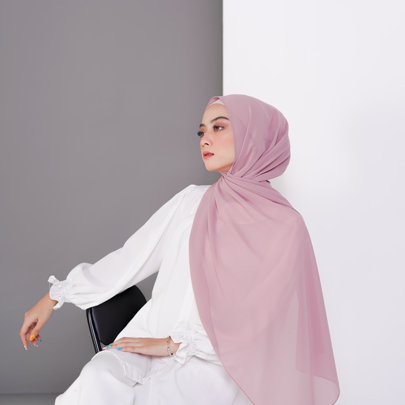 HIJAB PASHMINA CERUTY BABYDOLL-Nudepink
