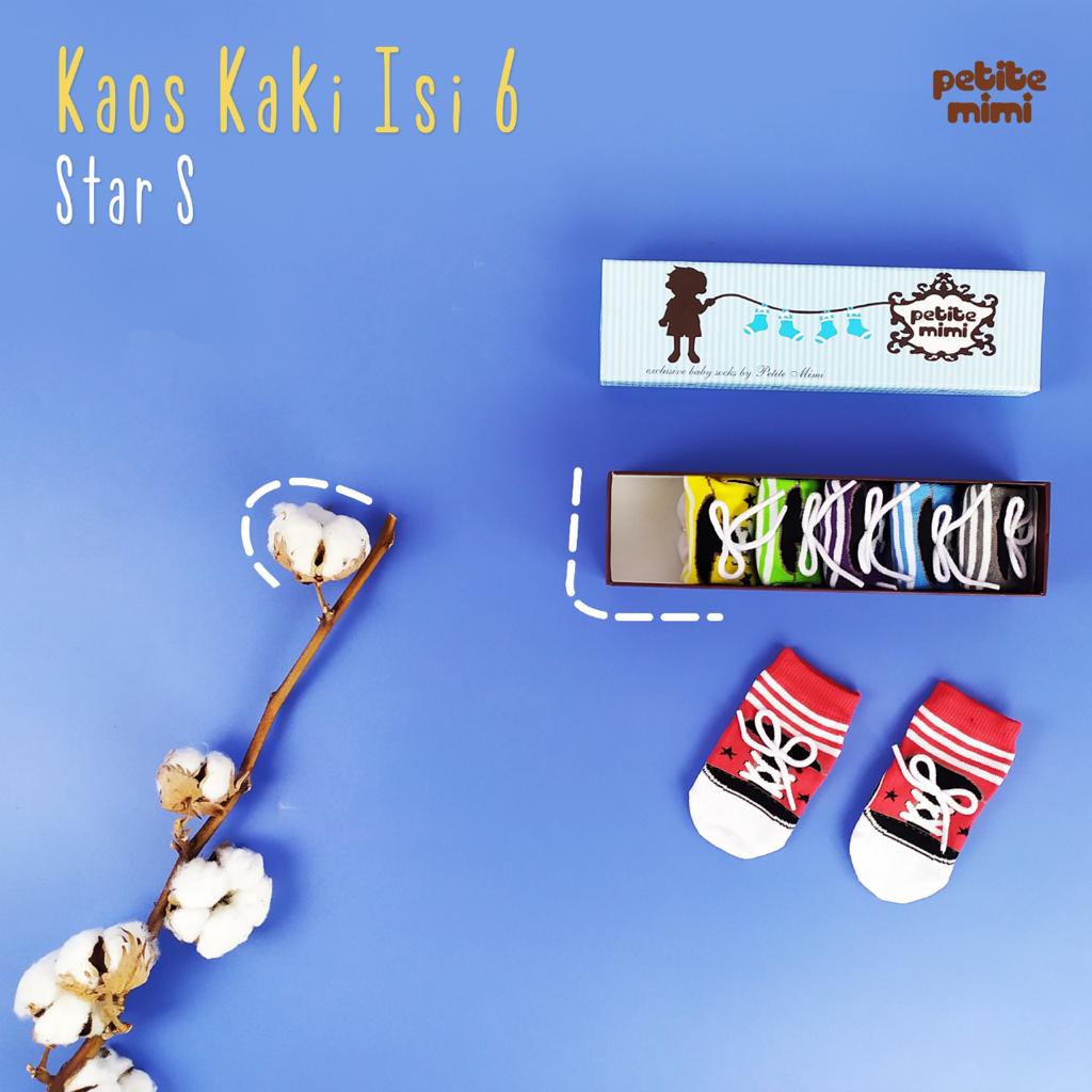 PETITE MIMI KAOS KAKI BOY ISI 6 PCS