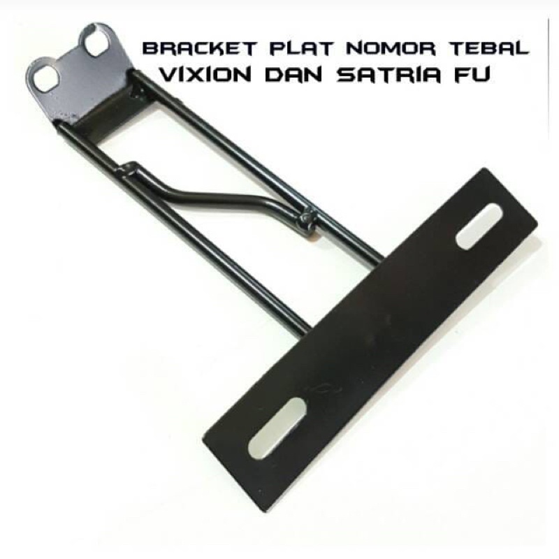 Breket Plat No Vixion/satria bahan tebal