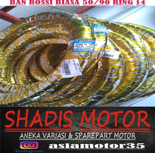 Ban Rossi - Ban Duro Biasa 50/90 Ring 14 Tubetype