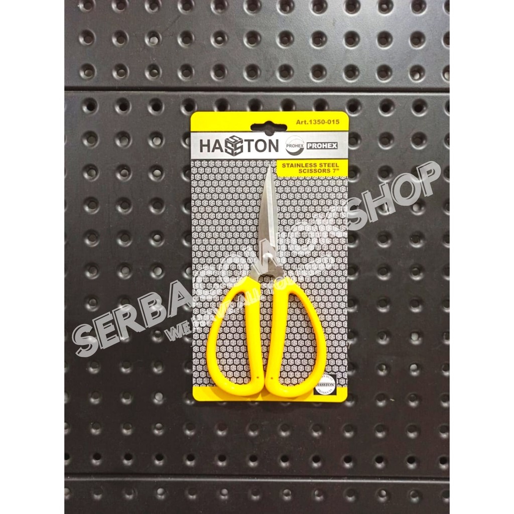 

Ag Hasston Gunting Serbaguna 7 Inch Stainless Steel Prohex Termurah Berkualitas