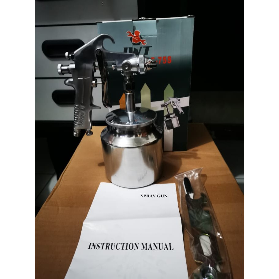 IWT SAGOLA SPRAYGUN F75S Spray Gun Semprotan Cat Tabung Bawah F75 S semprotan cat tabung bawah BAGUS
