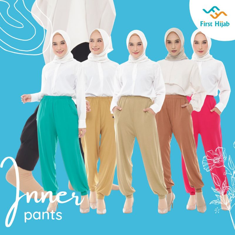 Legging perempuan dewasa wanita bahan rayon katun INNER PANTS /celana dalaman gamis