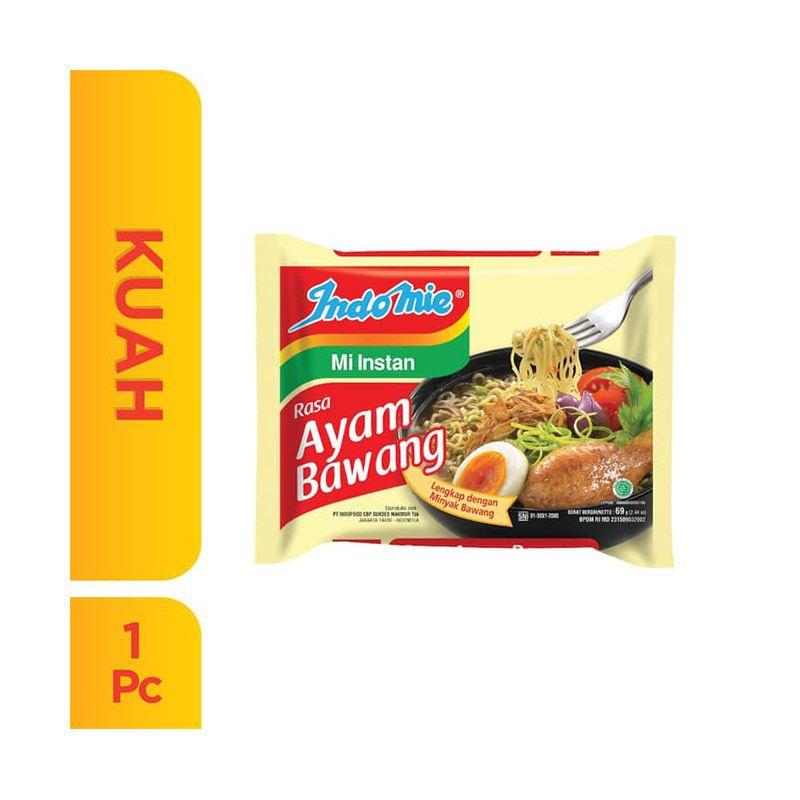 

Indomie Ayam Bawang 1Pcs
