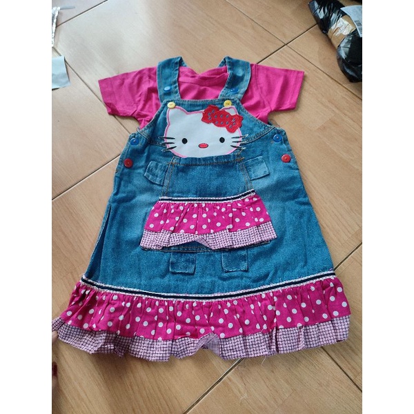 Dress jeans Anak 3-4 tahun