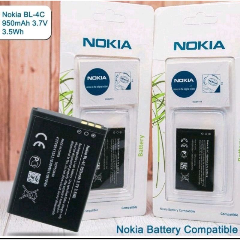 Batrei Nokia Bl5c BL4C Original Asli 100% kuat