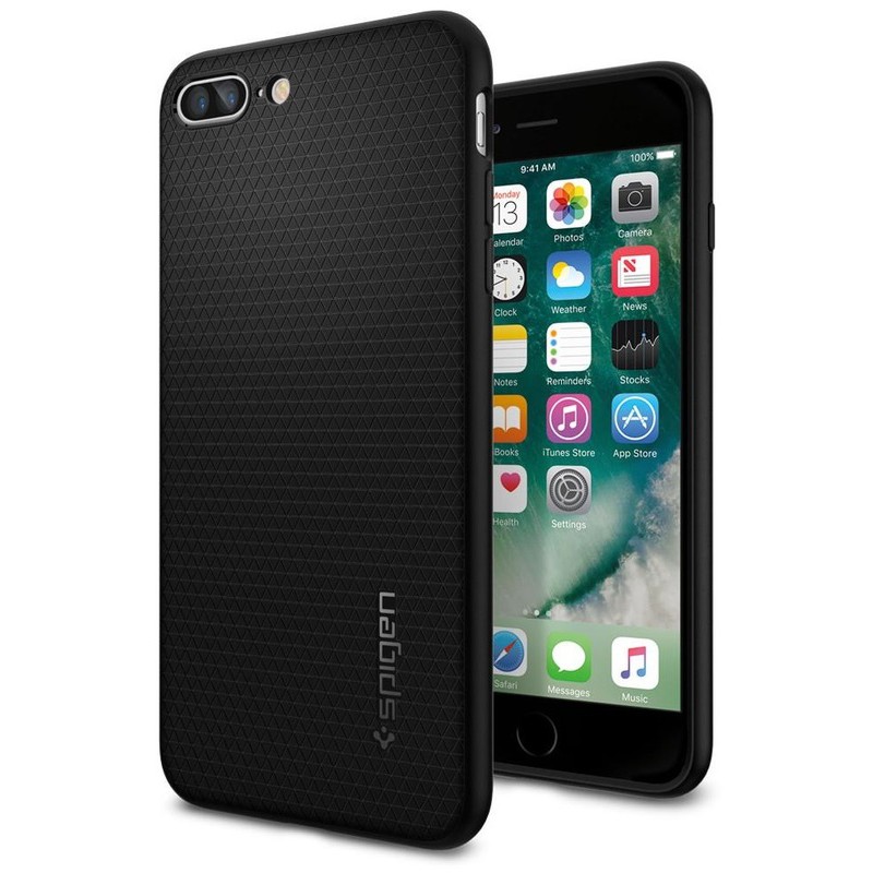

Case iPhone 8 Plus / 7 Plus Spigen Liquid Air Armor Original Softcase Motif Casing Black