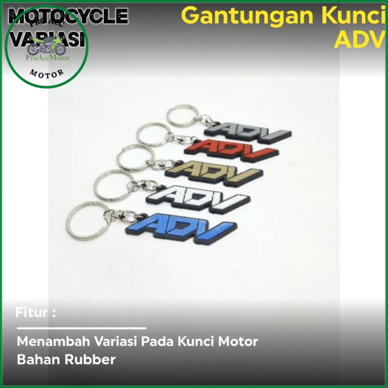 Gantungan Kunci Motor Karet Rubber Motor ADV 150 ADV 160 (bisa cod)