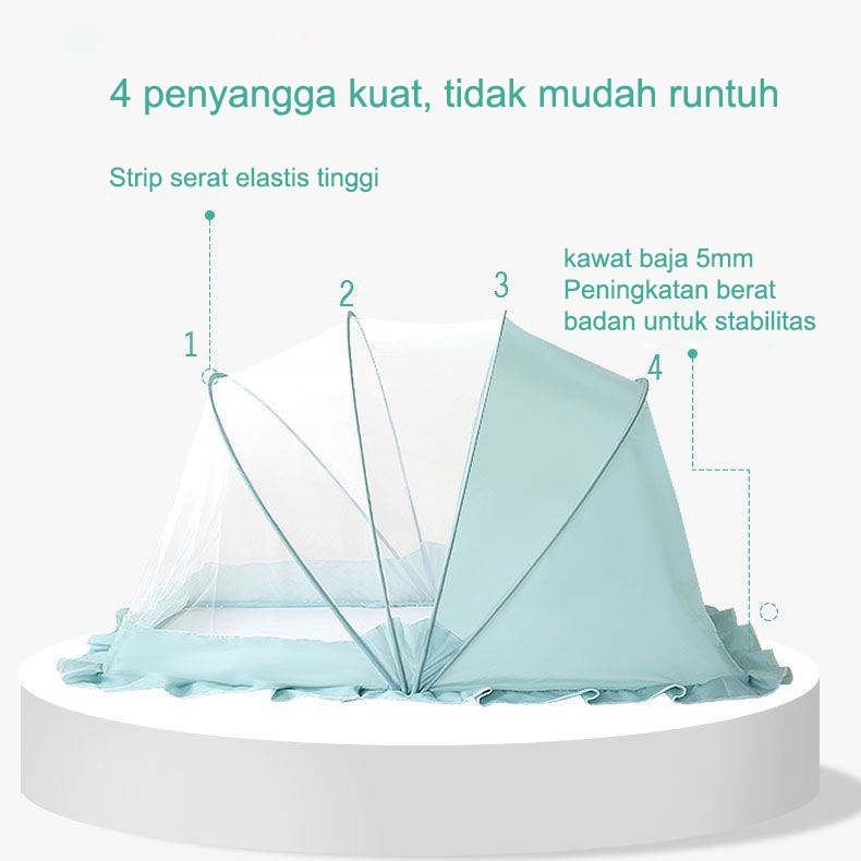 RB [Cod] Kelambu Bayi / Penutup Kelambu Bayi Baru Lahir Kelambu Anak Bayi Enkripsi Bb Lipat Kelambu