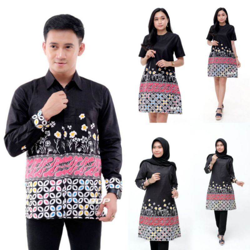 Rama Shinta Couple - Melani Set Couple Lilit Rovella Batik Couple Modern top 1