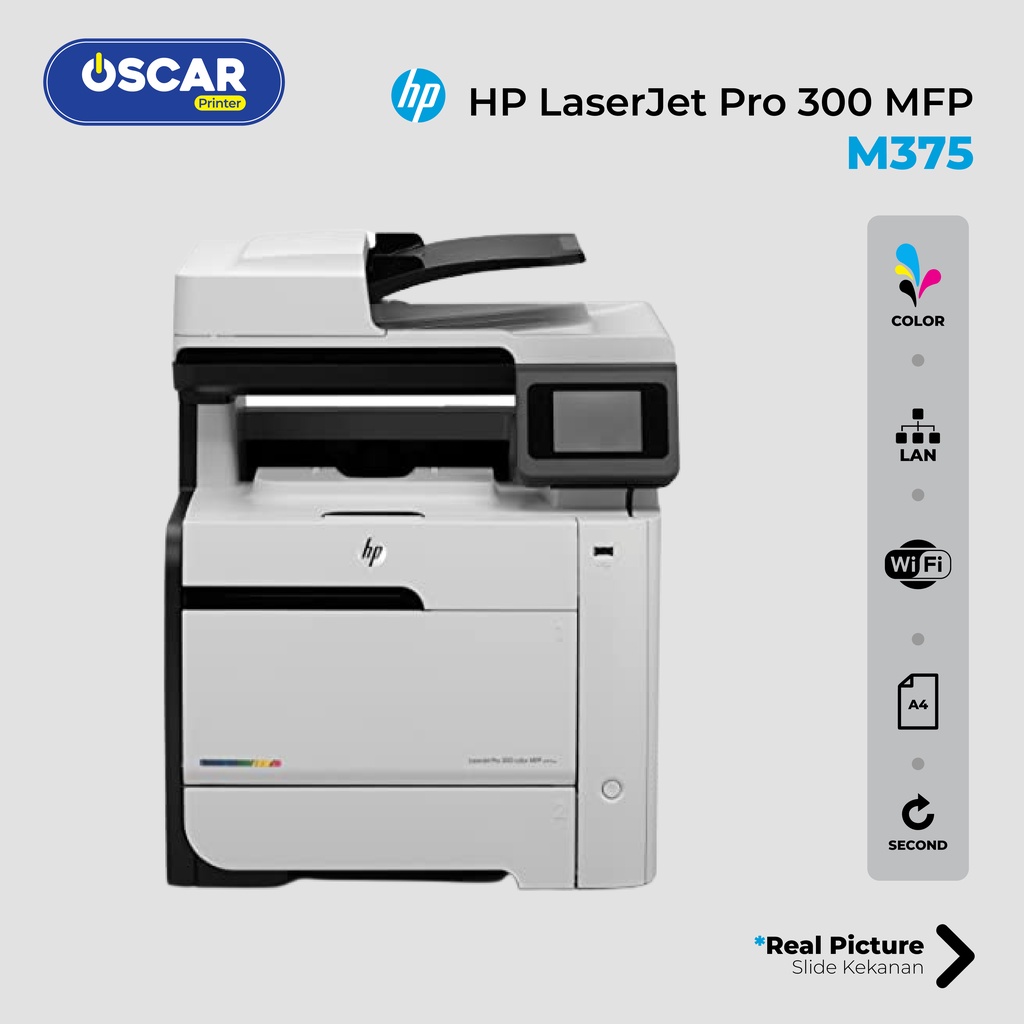 Printer Warna HP Laserjet Pro 400 Color M475dn | Print Scan Copy + DUPLEX + display touchscreen