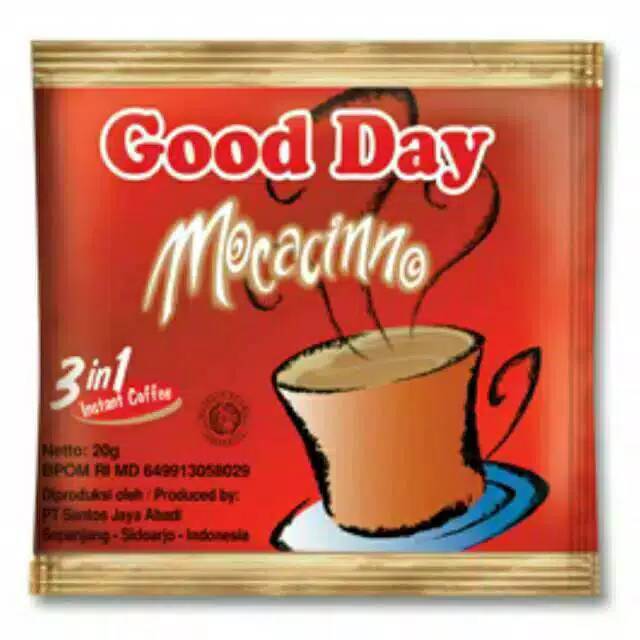 Minuman Kopi Good day Mocacinno 20gr / Kopi Sasetan / Promo Toko