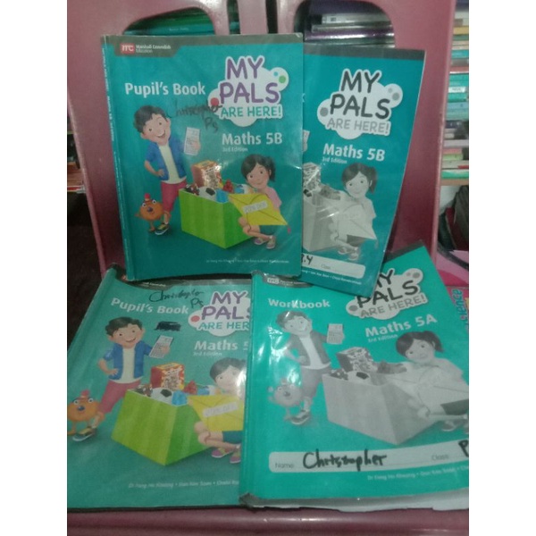 MY PALS MATH 5A DAN 5B WB+SB 4 BUKU