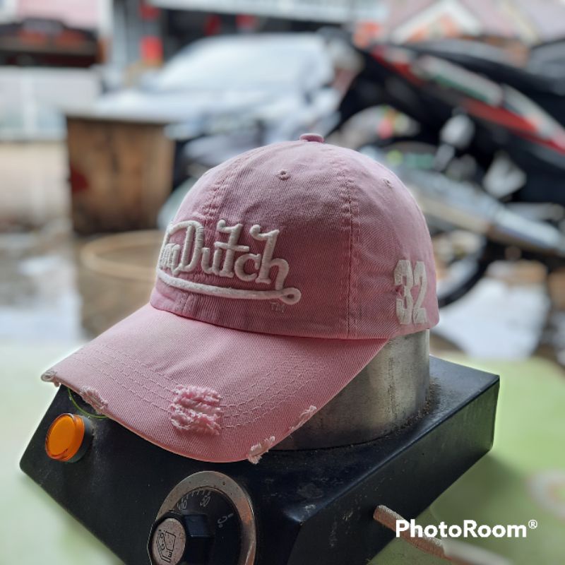 Topi Von Dutch Second Original Pink Like New