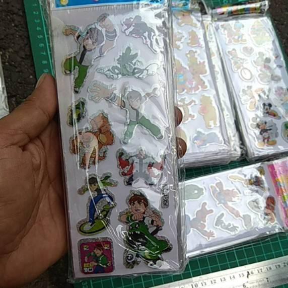 

☊ Stiker timbul isi 100 pcs grosir ●