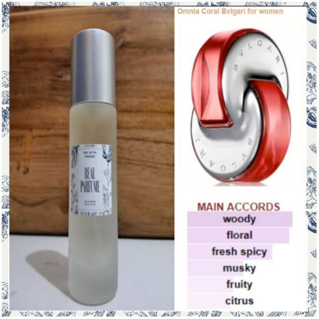 REAL PARFUME INSPIRED by BVLGARI OMNIA CORAL WOMAN