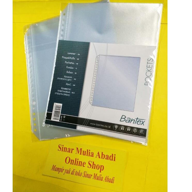 

7V7 Kantong Pocket Binder Note Varian A5 dan B5 Plastik Loose Leaf / pak isi 10 lembar ☏➙ 41