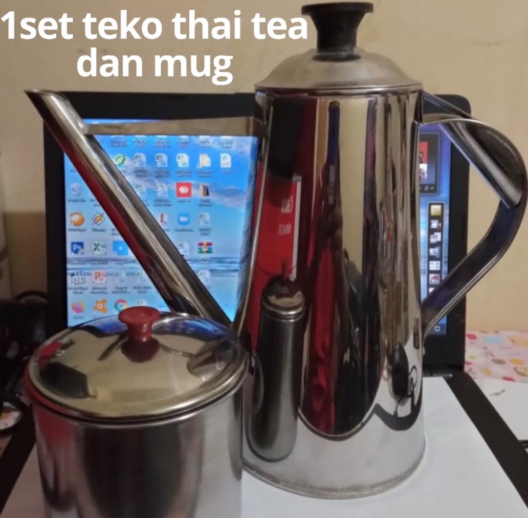 Teko Thai Tea/teko Stainless Anti Karar Teko Dan Mug