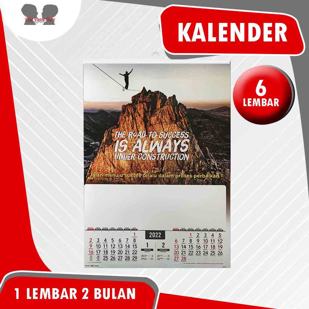 

Kalender Dinding Standard 6 Lembar 2023