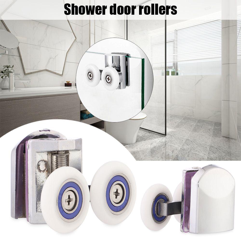 Populer Shower Door Roller Aksesoris Tahan Lama Sliding Wheel Runners