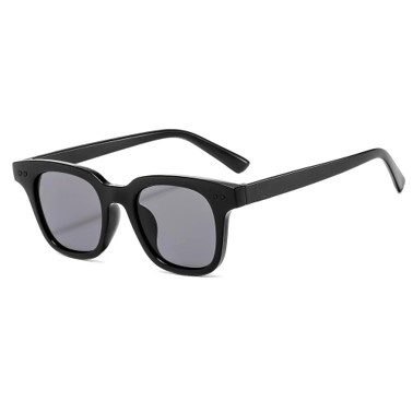 PL-WW004  Kacamata Pria/Wanita Sunglasses Korean Fashion Small Candy Color KM02a-PL-WW004-Black