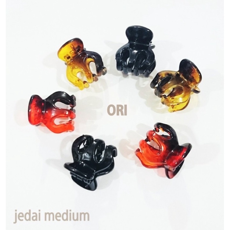 jedai medium ori jepit rambut medium original import 3cm