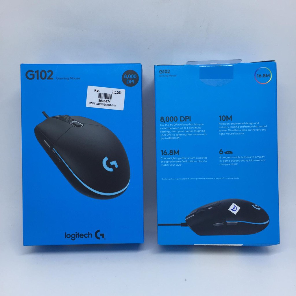 MOUSE LOGITECH GAMING G120 GARANSI RESMI 100% ORIGINAL MOUSE AWET TAHAN LAMA BERKUALITAS DAN MURAH