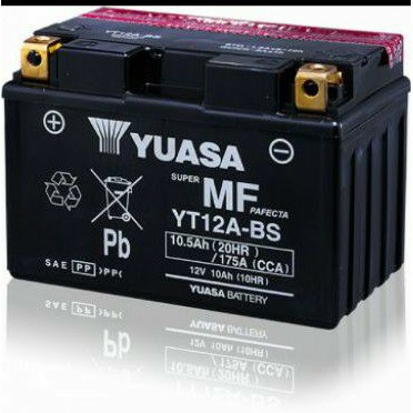 Aki baterai Yuasa YT12A-BS 12v 10,5ah CCA 175 Original Yuasa Aki Moge