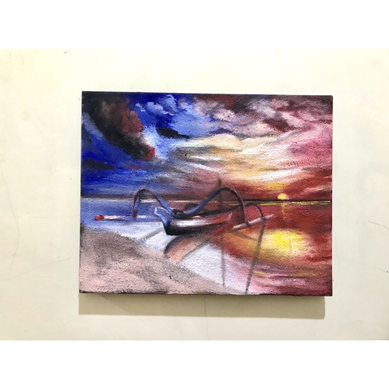 Lukisan Dinding Kanvas Aesthetic - Custom Lukisan Dinding Kanvas - Kado Natal dan Tahun Baru - Lukis