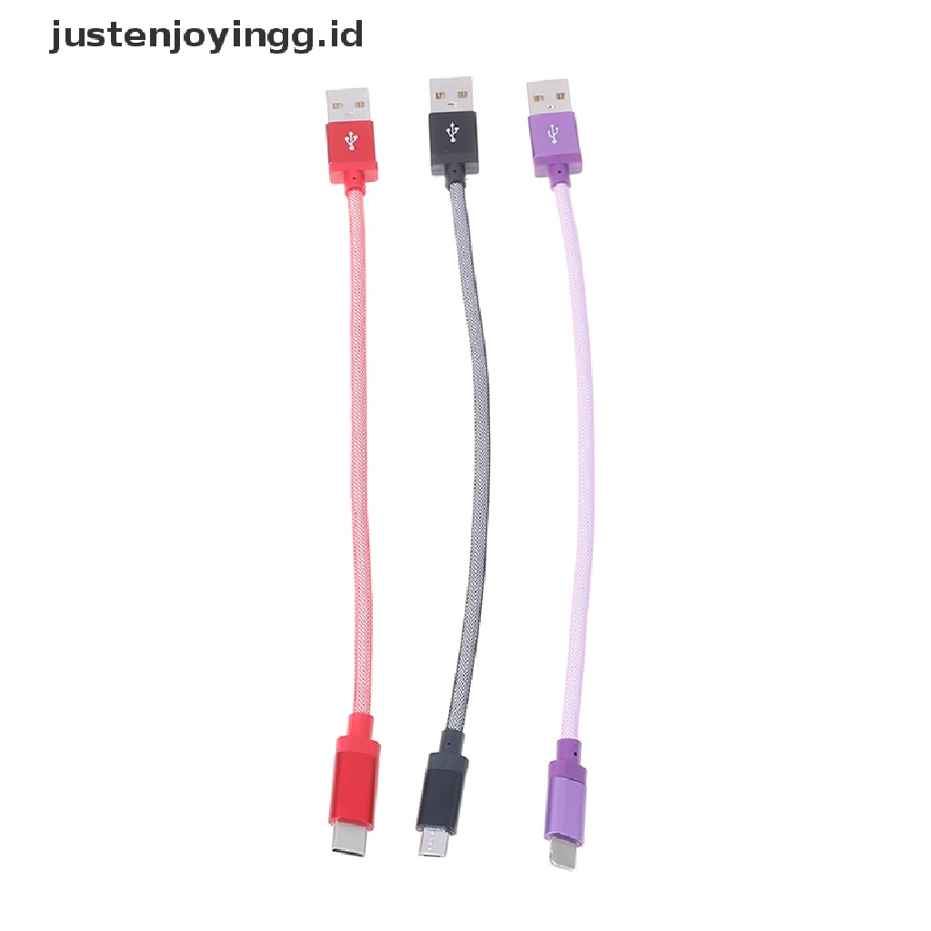 Justenjoyingg.id Kabel data / charger micro USB / type c / lightning Model Kepang