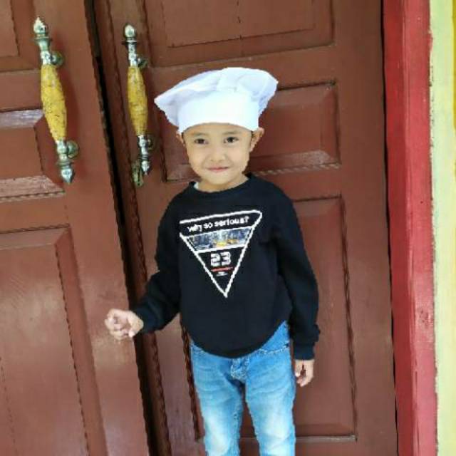 Topi Koki Anak Topi chef Anak TK SD