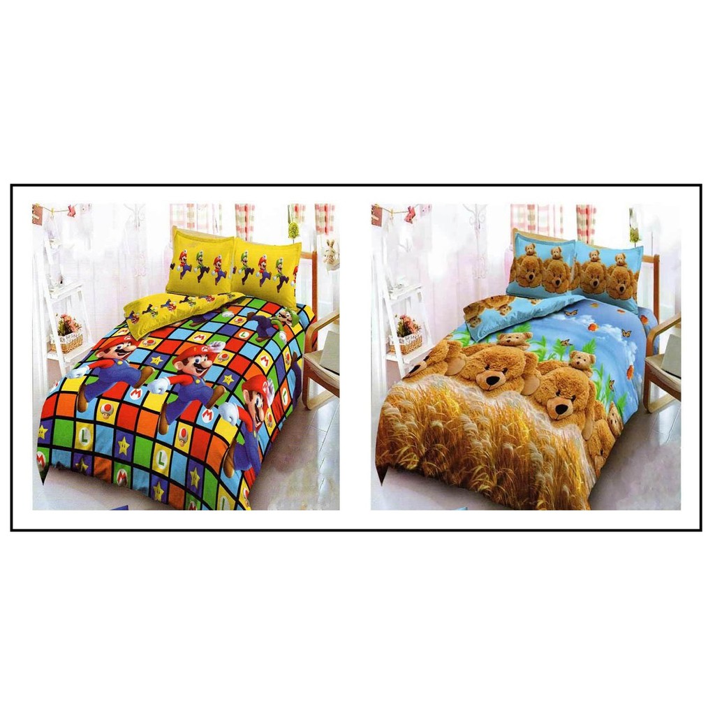 Jual HomeKlik Kintakun D'Luxe Bed Cover Set Kids Edition Uk. 180x200