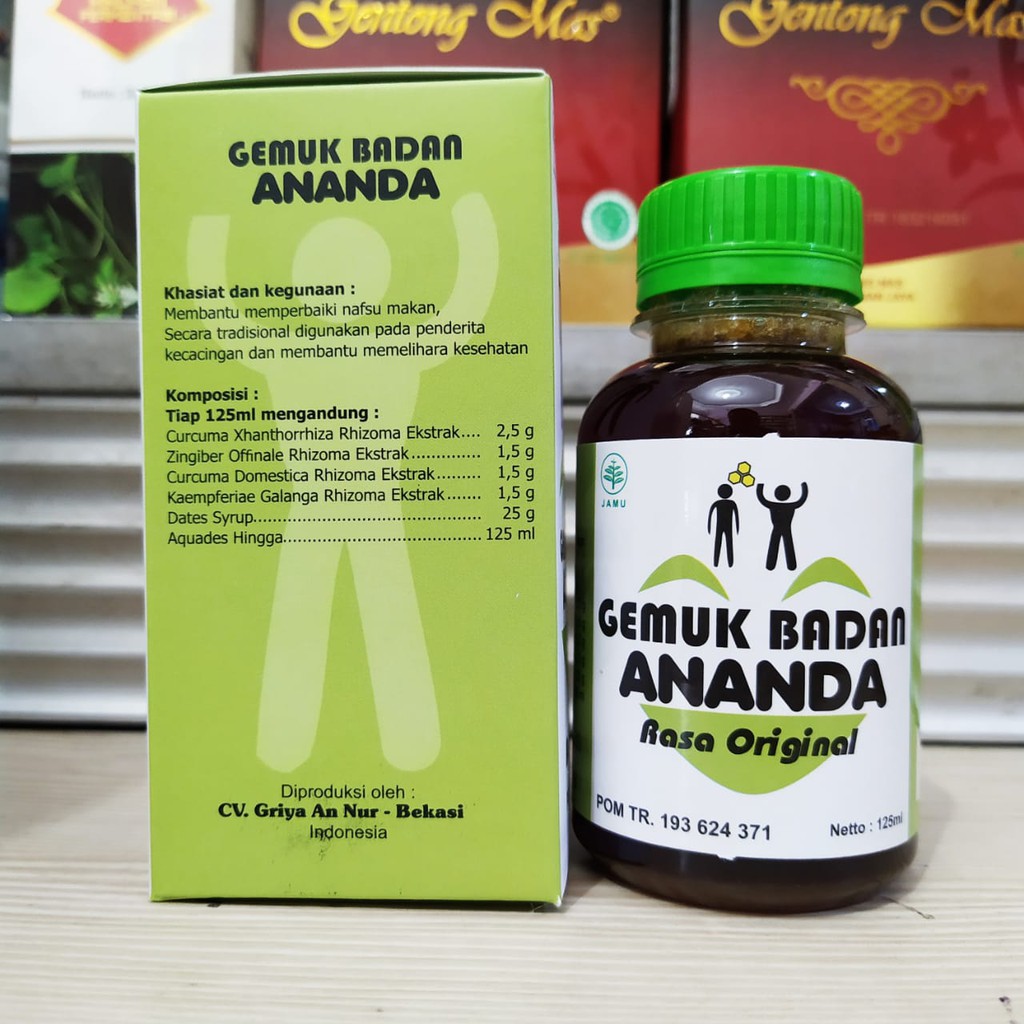 Madu Gemuk Badan Anak Ananda 125ml Indonesia