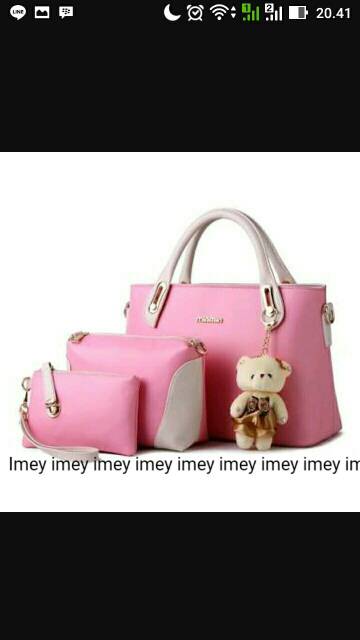 Tas murah /tas 3in1free boneka