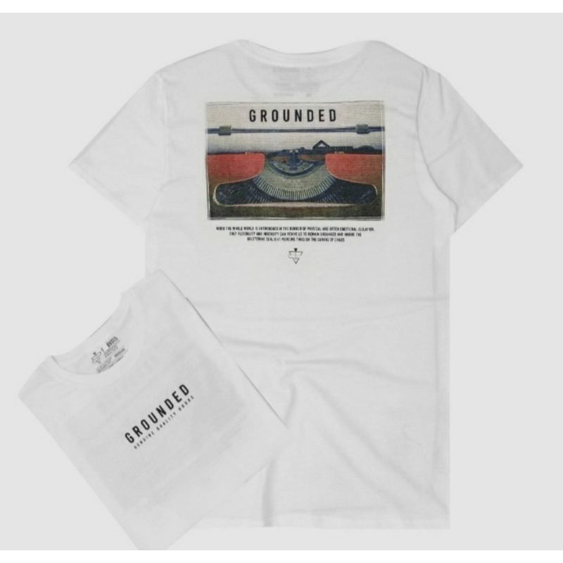 moxsa second store-kaos grounded pria kaos pendek pria kaos lenggan pendek pria grounded