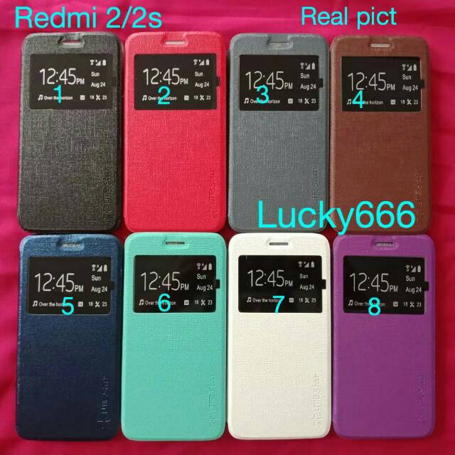 Flip case xiaomi redmi 2 wallet fipcase redmi 2s 2 prime