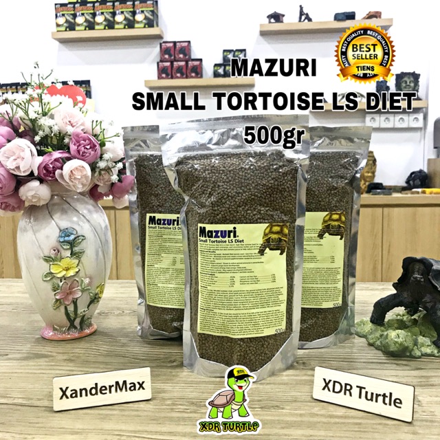 Jual MAZURI SMALL LS TORTOISE DIET 500gr PELET TORTO SULCATA BABY ISTAR ...