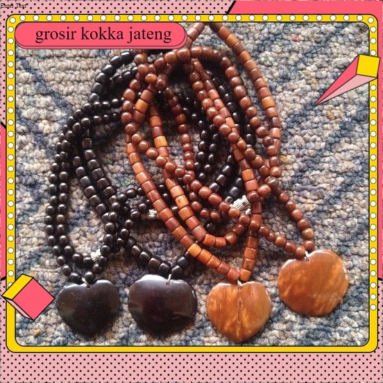 kalung kokka bandul love polos full