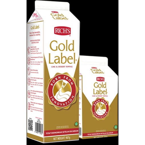 Whipping Cream Rich's Gold Label