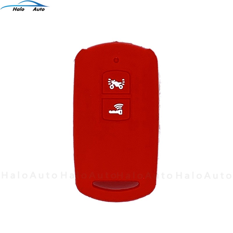 (COD) Sarung Silikon Pelindung Remote Control Mobil Honda 150 2 Tombol dengan Rantai